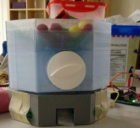 pill dispenser with candy